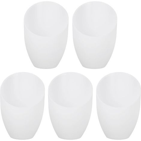 Lot De 5 Abat Jour Fer À Cheval 5 virgule 35 x 4 virgule 33 x 1 virgule 38 Pouces Abat Jour Incliné En Plastique Pour Lampe De Bureau Éclairage E14 (1/5)