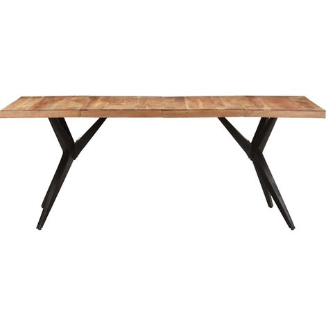 Maison Exclusive - Esstisch 200x90x76 cm Akazie Massivholz (1/5)