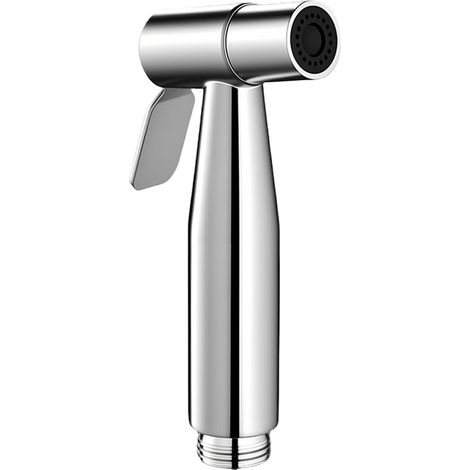 Douchette de Toilette Tête Seule Antirouille, Pommeau WC Haute Pression Réglable pour Hygiène Intime & Chien (1/5)