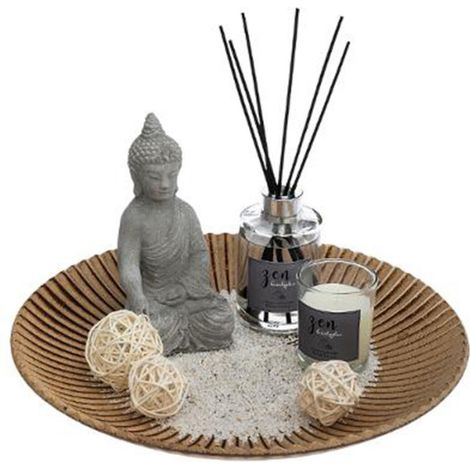 Coffret Senteur Zen "Faty" 32cm Eucalyptus (1/4)