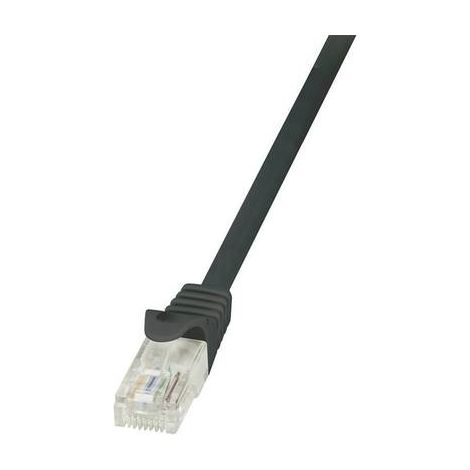 Câble réseau LogiLink CAT 5e U/UTP 3 m noir - CP1063U - 3.00 m - noir - [1x RJ45 mâle - 1x RJ45 mâle (1/2)
