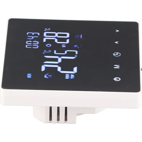 Touchscreen-Thermostat mit digitaler Anzeige und Konstanttemperaturregler für Fußbodenheizungskessel, Weiß, AC 90–240 V, K2MRH3A (1/5)