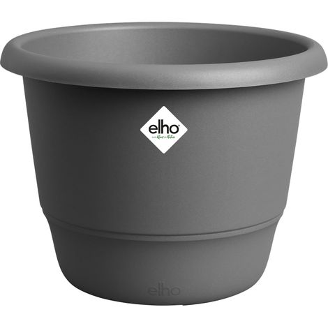 Elho Amiga Round 55 Anthracite Vaso Rotondo (1/3)