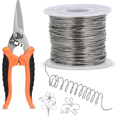 100M Fil Metallique pour Bijoux 0,6MM Fil d'Artisanat en Aluminium (1/5)