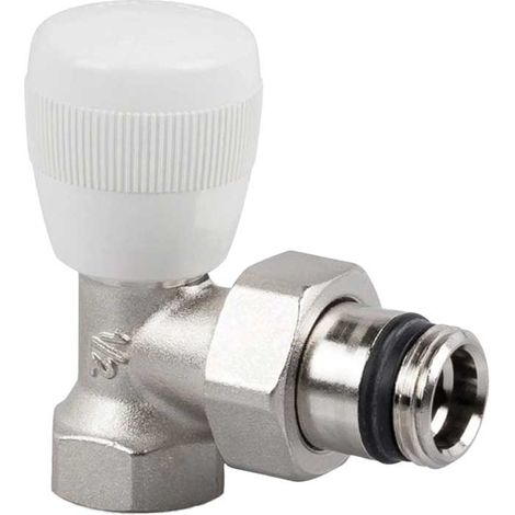 "VALVOLA AD ANGOLO ATTACCO FERRO SERIE UNIVERSAL 1/2"""" - 1/2"
