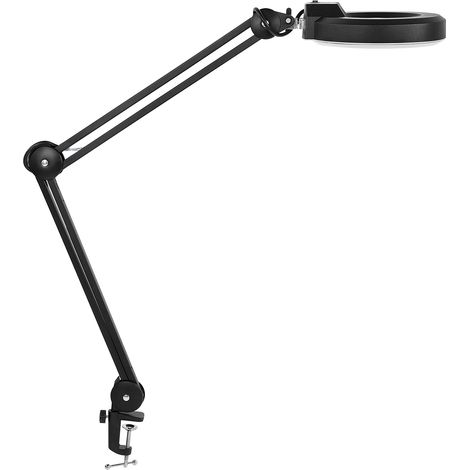 Lampe loupe à lumière froide LED à pince, grossissement 5x, lampe spéciale pour la broderie et la sculpture. (1/5)