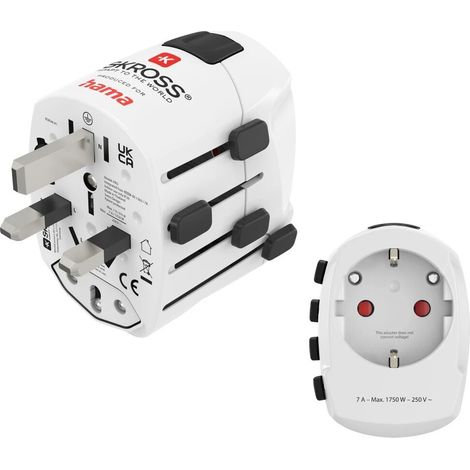 Hama World Travel Pro Reiseadapter - Universal Typ