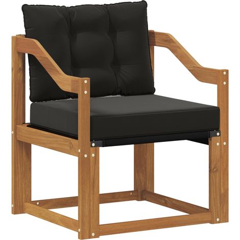Maison Exclusive - 2 Stück Outdoor-Sofa Massivholz Akazie Natur (1/5)