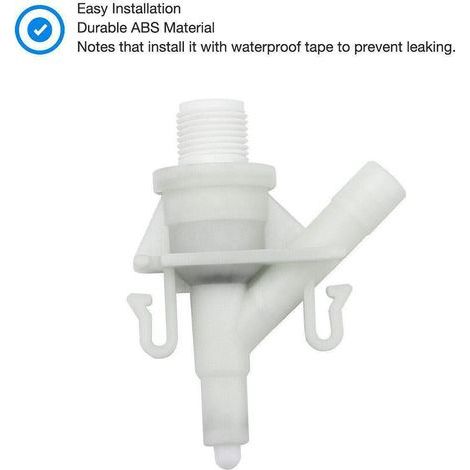 Kit de valve d'eau de remplacement pour Sealand Dometic 300, 310 et 320, anti-fuite, remplissage de toilettes amélioré pour camping-car, remplace 385311641, 2 paquets (1/5)