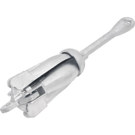Klappanker Silber 8 kg Feuerverzinktes Gusseisen