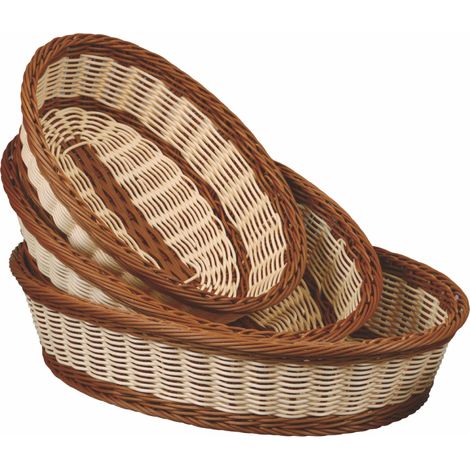 Corbeille à Pain Ovale Bicolore 30 x 23,5 cm - Pujadas