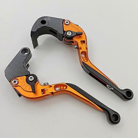 Convient aux motos Suzuki : freins modifiés KATANA, poignées de réglage du klaxon d'embrayage, leviers de frein au guidon (Orange 1) (1/5)