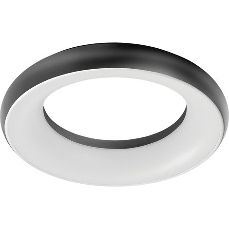 Aplique de pared /Plafón FRED LED SMD 25 W 1850 lm 3000 K CRI80 IP40 120° Negro (1/5)