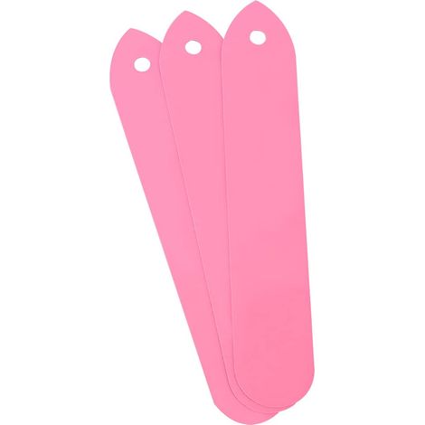 Confezione da 100 etichette per piante – 3,9 x 0,8 pollici – PVC – per vassoi per semina e vasi da fiori – rosa