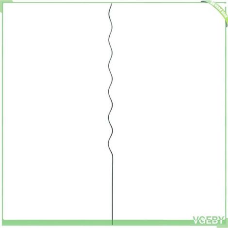 Support de plante spiral - FAFEICY - 4107060 - Lot de 5 - Vert - Acier - 150 cm (1/5)