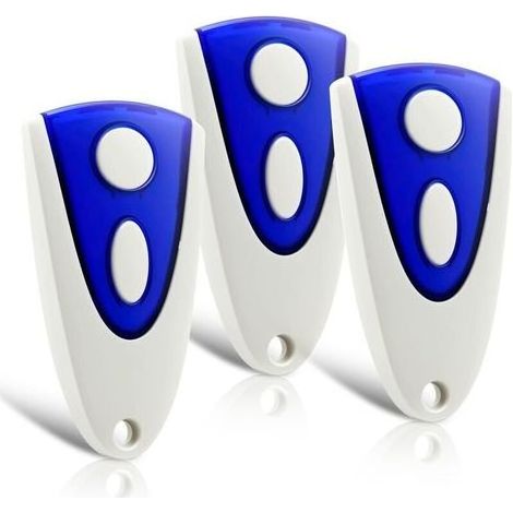 Set mit 3 Ersatz-Fernbedienungen für Garagentore – Frequenz 433,92 MHz – Kompatibel mit Novotron- und MIX43-Modellen (1/5)