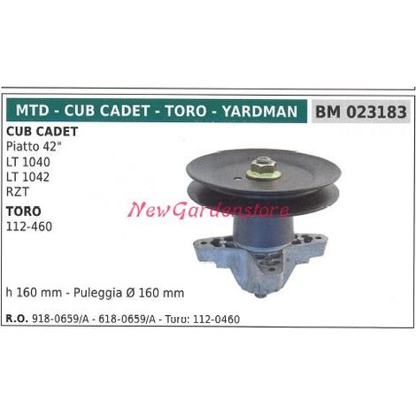 Mozzo portalama trattorino rasaerba tagliaerba piatto 42 pollici MTD 023183