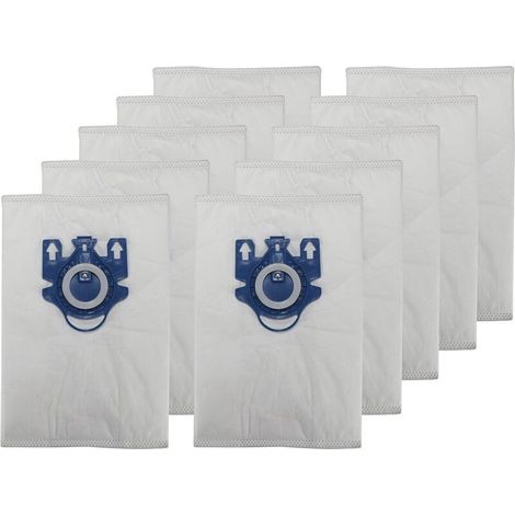 Lot de 10 sacs d'aspirateur compatibles avec Miele Classic C1, C2, C3, S2000, S5000 et S8000, alternative pour 9917730 GN 3D, accessoires (1/4)