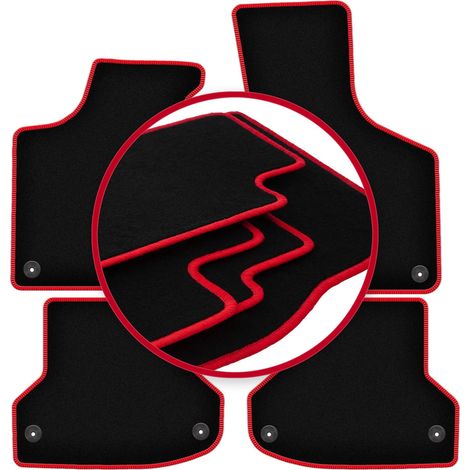Tappetini auto CARLUX-RED per: Audi A3 8P hatchback, sportback, cabrio (2003-2011) (1/5)