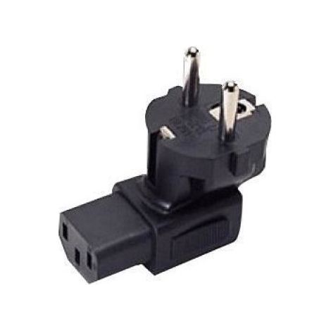 ADAPTATEUR IEC C13 VERS CEE7 MALE