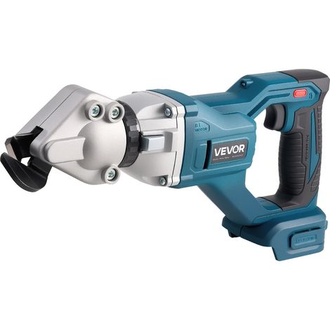 Cisaille à Tôle, 20 V CC, Cisaille à Métaux sans Fil, avec Tête Pivotante 360°, Double Lame, pour Couper Acier Galvanisé 1,22 mm, Acier Inoxydable 1 mm, Aluminium, Plastique, Carton, 2800 SPM (1/5)