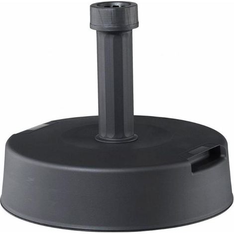 PROGARDEN base parasol 25 kg 48 mm antracita , Base para parasol de 25 kg con diámetro de 48 mm en color antracita, una base resistente y estable diseñada para sujetar parasoles de