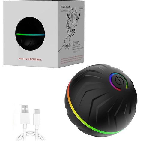 Interaktiver elektrischer Hüpfball, bissfester Vibrationsball für Hunde und Katzen