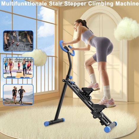 Stepper d'escalier pliable avec résistance réglable pour entraînement à domicile (1/5)