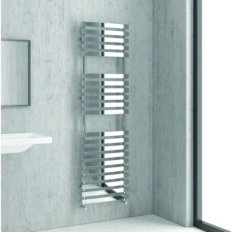 Scalda bagno termoarredo 174x50 con tubi piatti modello Kam-372 kamalu