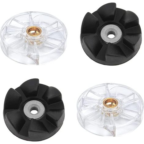 4 Pièces Engrenage, Base Supérieure Plastique, Caoutchouc, Pour Mélangeur Nutribullet 600W 900W (1/5)