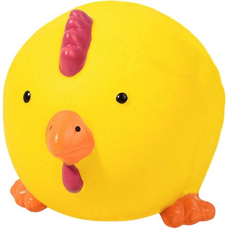latex Animal balle Jouet pour chien – sonore Pig Chick Cow – pour Toss-and-Catch Fetch Game – UN (1/5)