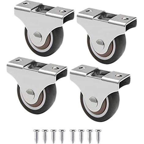 petites roulettes de 25 mm pour meubles roulettes pivotantes (1/5)