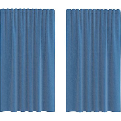 Maison Exclusive - Voile Vorhänge mit Stangentaschen 2 Stk. König