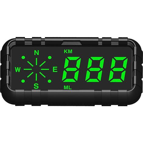Head-up-Display mit GPS, digitalem Tachometer und Kompass, 4,2-Zoll-LED-Anzeige und Geschwindigkeitswarnung