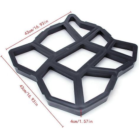 Stück DIY Gartenwegform zur Herstellung von Einfahrtpflastersteinen, Terrassenplatten und Betonplatten für Pa