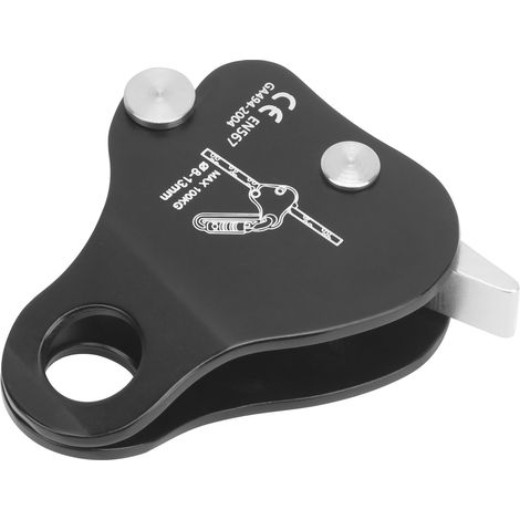 Dispositif d'arrêt autobloquant CAMNAL noir pour descente en rappel et escalade (1/5)