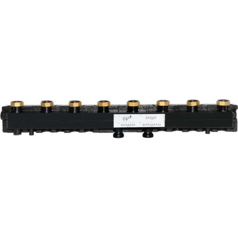 Verteilerbalken Verteiler für vier Heizkreise passend für alle Pumpengruppen mit 125mm Abstand