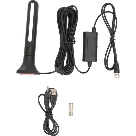 Antenne TV numérique HD 4K 1080p 300 miles amplifiée longue portée pour Fire TV Stick et téléviseurs anciens (1/5)