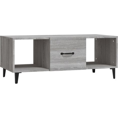 Maison Exclusive - Tavolino da Salotto Grigio Sonoma 102x50x40cm Legno Multistrato