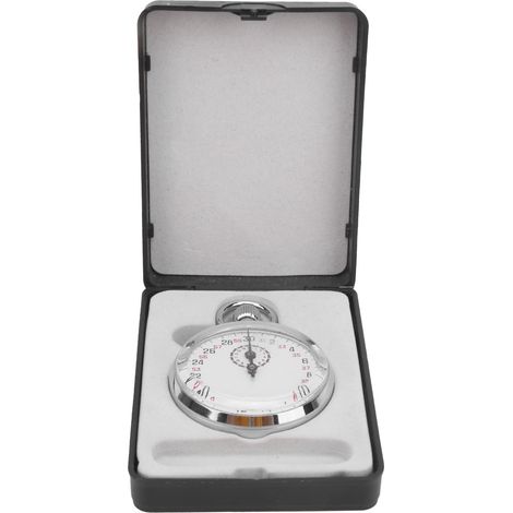 Chronomètre mécanique rond, chronographe de sport, minuterie de course, équipement d'enseignement de la physique (1/5)