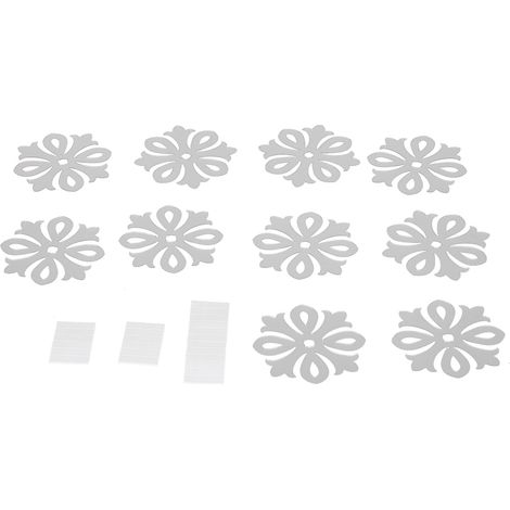 Stickers muraux miroir modernes à faire soi-même pour plafond, salon et fond de télévision (argenté)