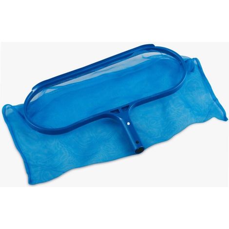 Épuisette de piscine bleue, pour ramasser les feuilles, les insectes et les débris, à utiliser dans les bassins, les fontaines, les spas et les baignoires.-AquaForge