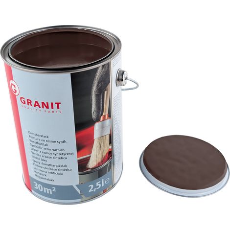 Vernice marrone, smalto marrone Nopolux Wilckens Granite, barattolo da 2,5 l (1/2)