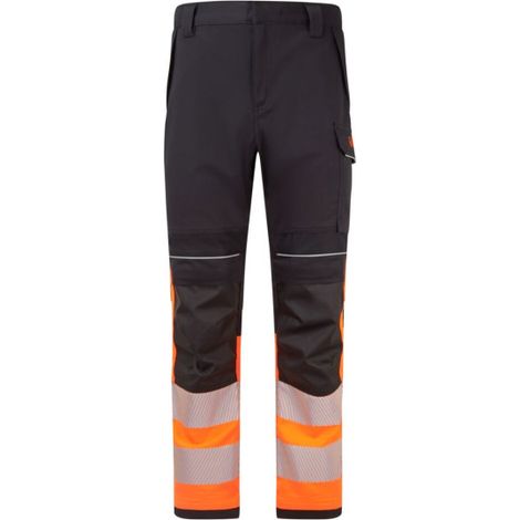 Pantalones de trabajo PW3 Modaflame HVO Clase 1 FR PORTWEST FR451 42 Naranja/Negro