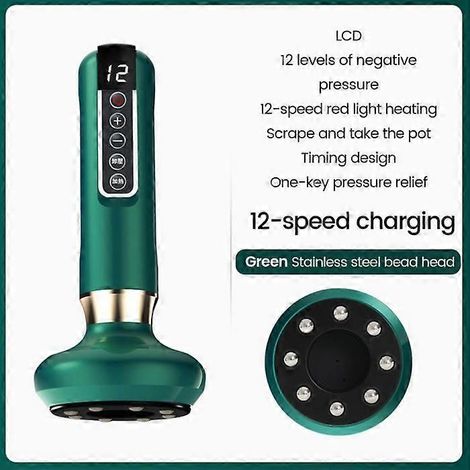 Appareil de massage anti-cellulite, masseur électrique anti-cellulite avec modes d'aspiration, rechargeable et sans fil, ventouses intelligentes (1/5)