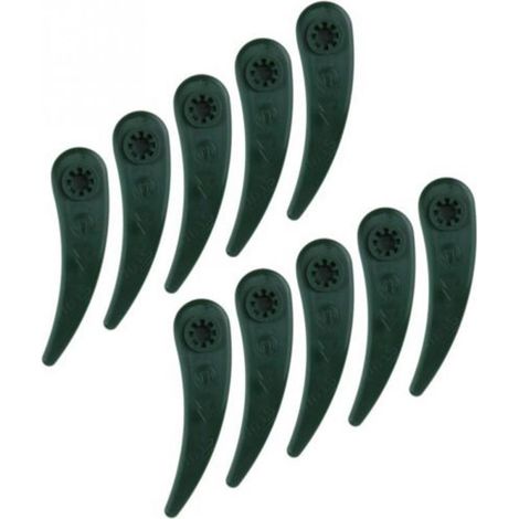 24 Stück Kunststoff-Ersatzklingen für Rasenmäher Bosch ART23-18Li ART 26-18Li – 83 mm