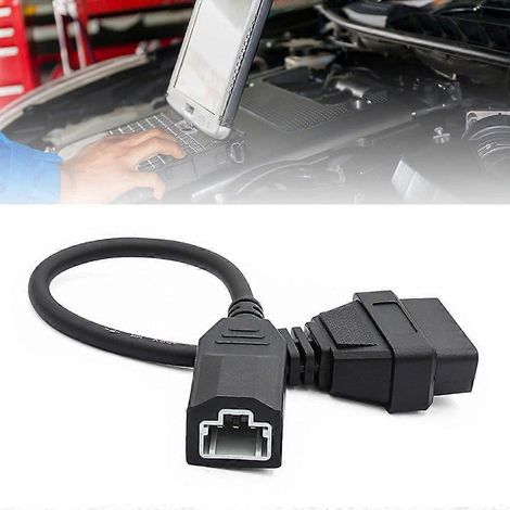 Câble de conversion automobile, adaptateur de scanner 3 broches vers 16 broches pour véhicules (1/4)