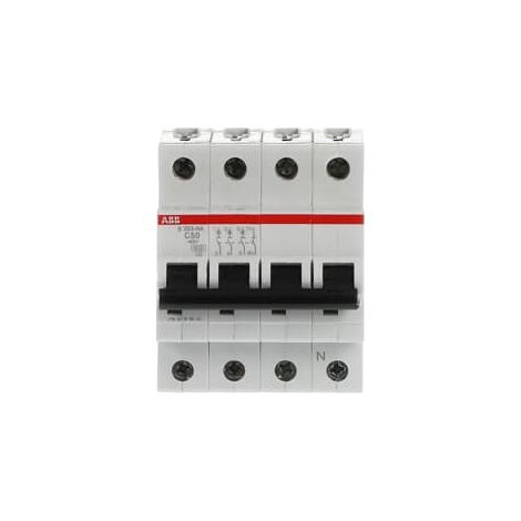 Interruttore Automatico Miniatura - Miniature - S200 - 3P+N - 50 A - C - (AC) 6 kA - ABB2CDS253103R0504