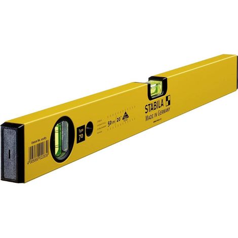 Livella livello per muratore stabila cm 50 alluminio 2 bolle type 70