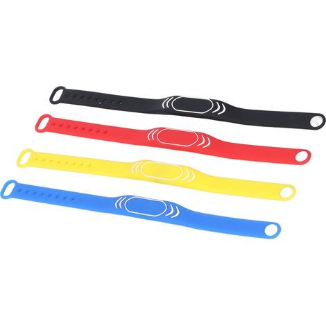 NFC-Armband T5577ID, kopierbar, wasserabweisend, Silikon, 4 Farben, für Zutrittskontroll- und Anwesenheitserfassungssysteme in Aufzügen (1/5)